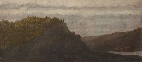 Forest landscape, 1872, Apollinaire Vasnetsov