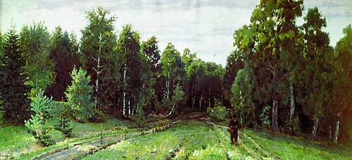 Forest path, 1885, Apollinaire Vasnetsov