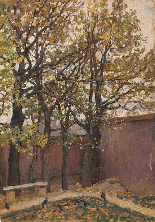 garden autumn, , Apollinaire Vasnetsov