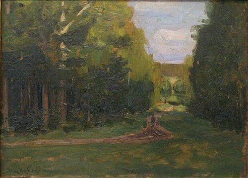 Evening forest, , Apollinaire Vasnetsov