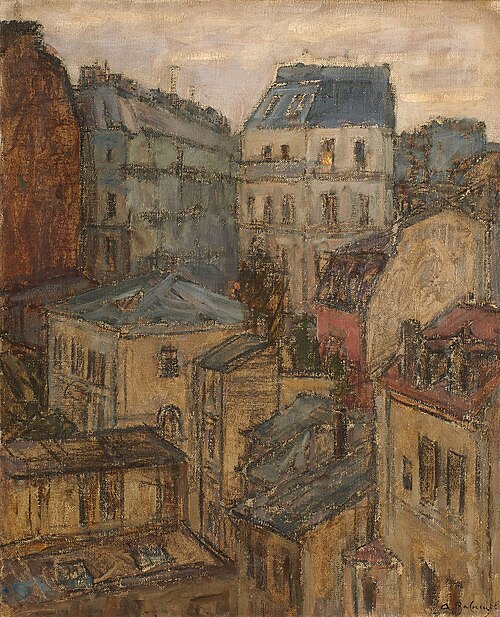 Paris street, 1898, Apollinaire Vasnetsov