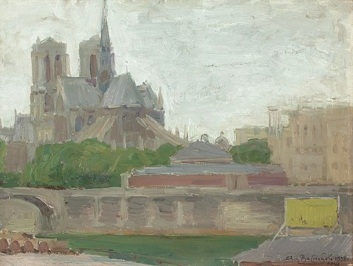 Notre Dame de Paris, 1898, Apollinaire Vasnetsov