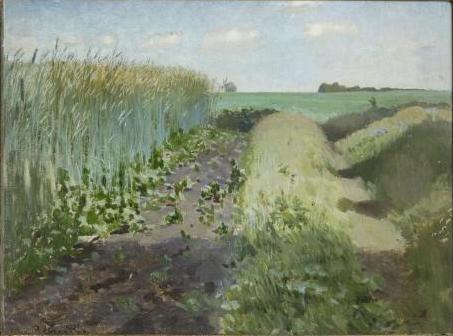 Early rye. Kozlovka, 1891, Apollinaire Vasnetsov