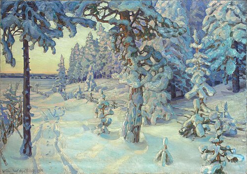 Winter dream, 1914, Apollinaire Vasnetsov