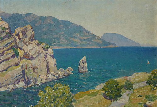 View swallow nest, 1925, Apollinaire Vasnetsov