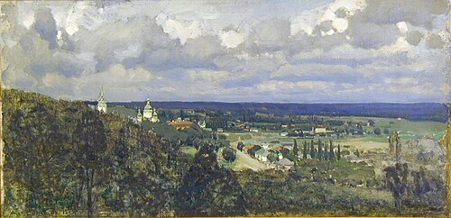 Kiev suburbs, 1893, Apollinaire Vasnetsov