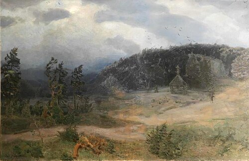 Twilight wind, 1899, Apollinaire Vasnetsov