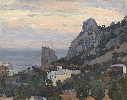 Twilight in Crimea. New Simeiz, 1906, Apollinaire Vasnetsov