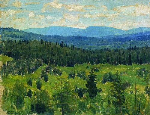Urals landscape, , Apollinaire Vasnetsov