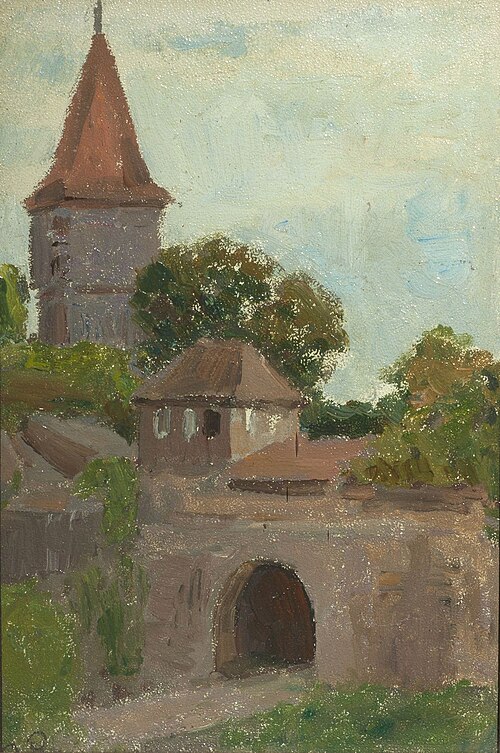 Тиргартен. Турм, 1899, Apollinaire Vasnetsov