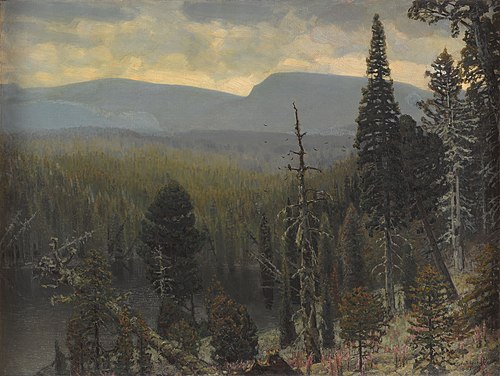 Тайга на Урале. Синяя гора, 1891, Apollinaire Vasnetsov