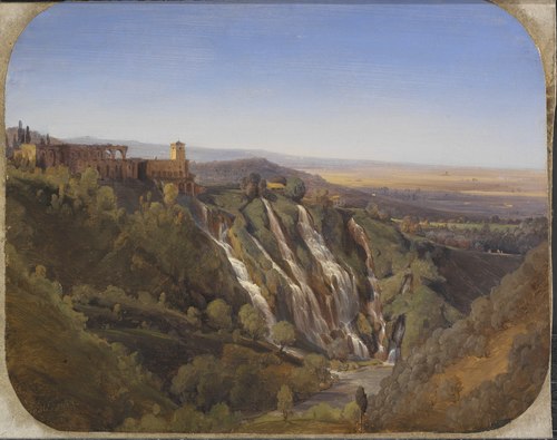 Landscape Near Tivoli. Study, 1844, Joseph Magnus Stäck