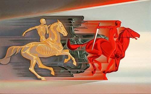 Drie apocalyptische ruiters, 1943, Willem Adolfs