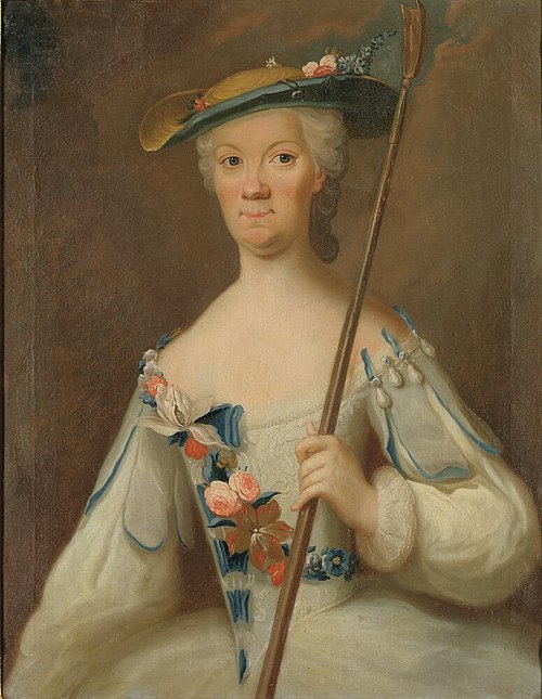 Christina Magdalena Stenbock, gift Creutz (1731-1792), 1754, Johan Stålbom