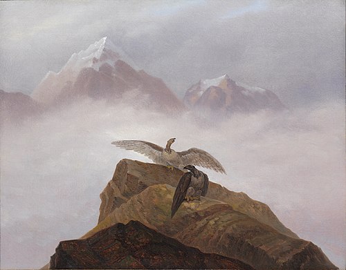 Fantasy of the Alps, 1822, Carl Gustav Carus
