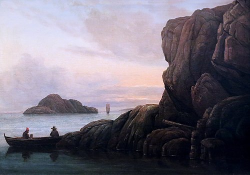 Soirée en bord de mer, , Carl Gustav Carus