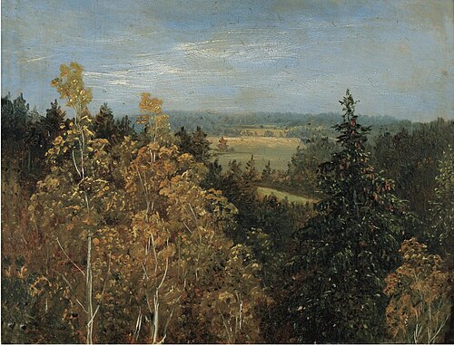 Wooded landscape, 1830, Carl Gustav Carus