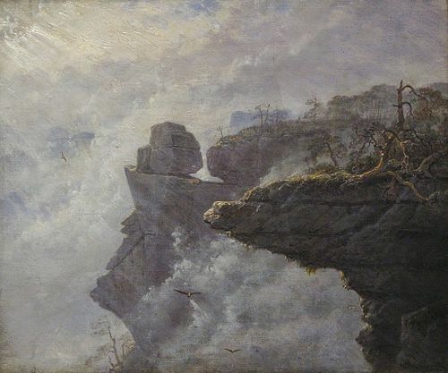 Clouds of Fog in the Saxon Highlands, 1828, Carl Gustav Carus