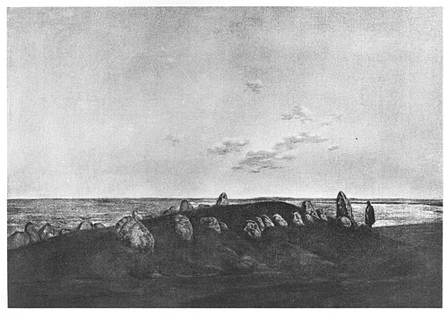 Soir sur plage de la Baltique, 1819, Carl Gustav Carus