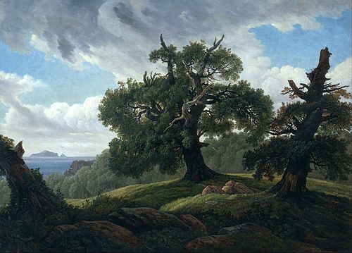 Mémoire d'une île boisée dans la mer Baltique, 1834, Carl Gustav Carus