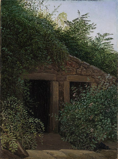 An Overgrown Mineshaft, 1824, Carl Gustav Carus