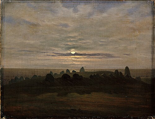 Stone Age Stronghold at Nobbin, Rugen Island, 1820, Carl Gustav Carus