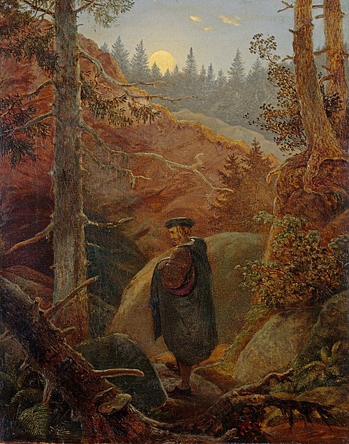 Faust in the Mountains, 1821, Carl Gustav Carus