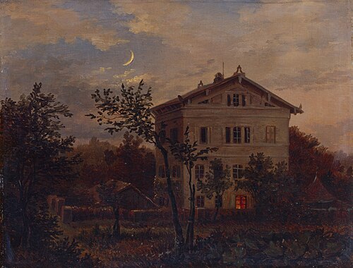 Haus Carus in Pillnitz, 1852, Carl Gustav Carus