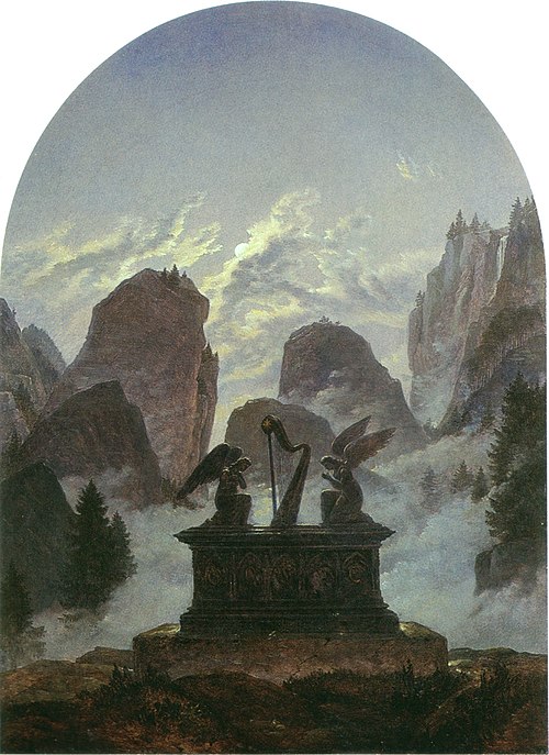 The Goethe Monument, 1832, Carl Gustav Carus
