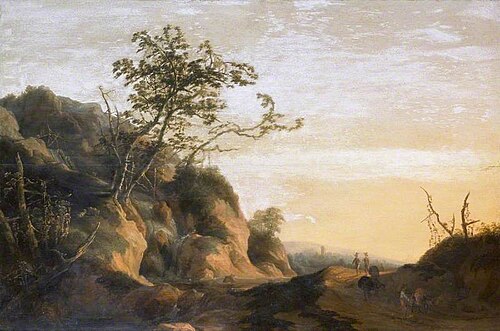 Travellers in a Landscape, 1640, Jochem Govertsz. Camphuysen