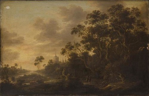 Woods beside a Canal, 1650, Joachim Govertsz Camphuysen
