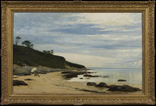 Plein Air-Painter at the Coast, 1881, Robert Thegerström