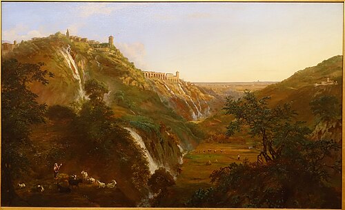 The Falls of Tivoli, 1863, Joseph Ropes