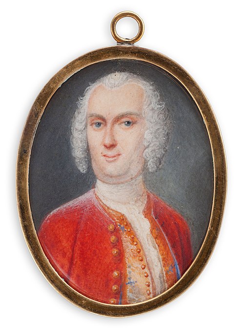 Portrait of a man, 1734, Gustaf Torshell