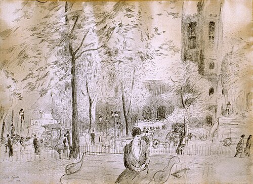 London, 1929, Michele Cascella