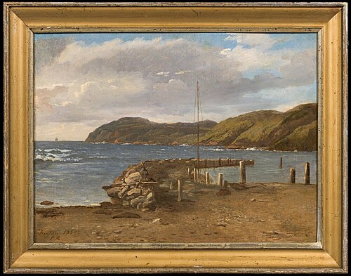 View from Kullen, Sweden, 1858, Johan Peter Raadsig