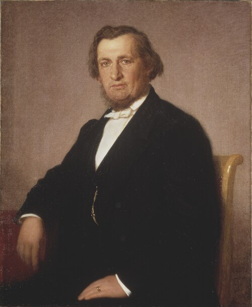 Portrait of A.O. Wallenberg, 1816-86, , Uno Troili