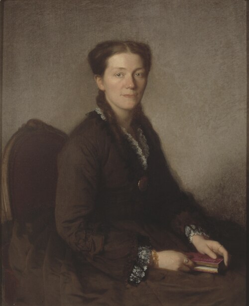 Portrait of Fru Anna Wallenberg, 1838-1910, 1870, Uno Troili