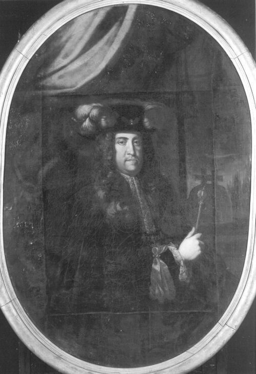 Portrait of Emperor Charles VI, misidentified with Leopold I, 1685, Johann Baptist de Ruel