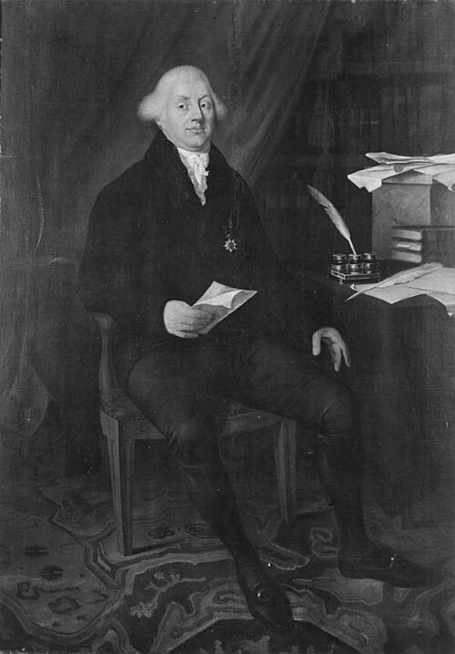 Portrait of Jan Hinlopen (1759-1808), 1806, Johan Bernard Scheffer
