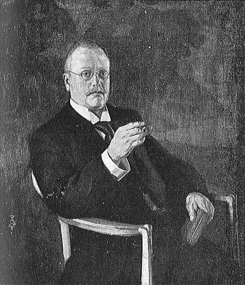 Swedish art historian August Hahr (1868-1947), 1912, Anders Trulson