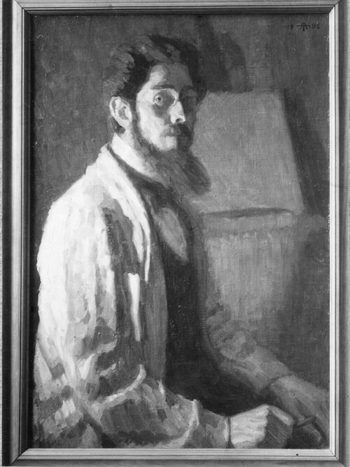 Anders Trulson (1874-1911), artist, cartoonist, graphic artist, 1902, Anders Trulson