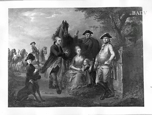 Portraits of the family Zweibrücken, 1781, Johann Jakob Dorner