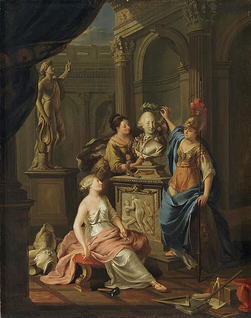 Die Bildhauerkunst, 1770, Johann Jakob Dorner