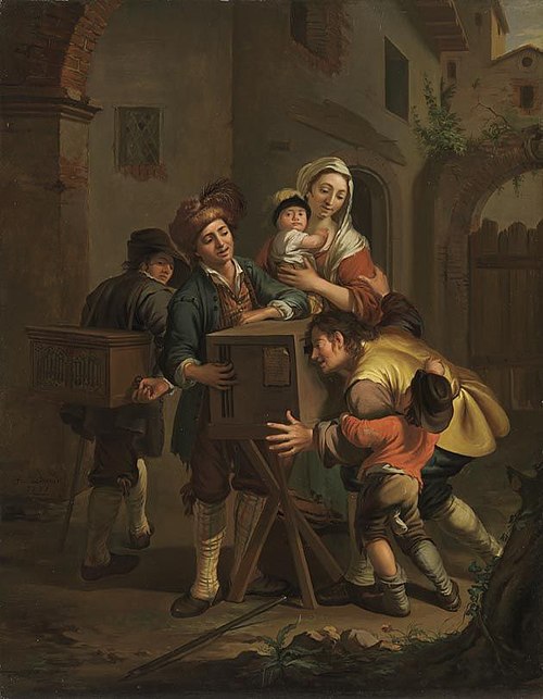 Der Guckkasten, 1771, Johann Jakob Dorner