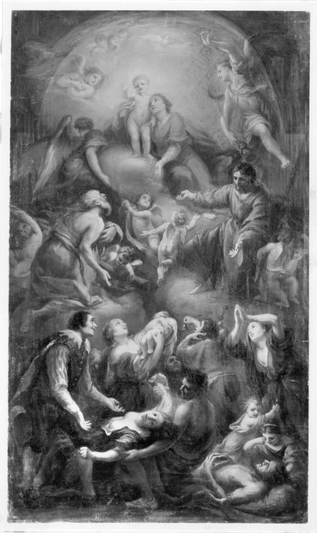Madonna als Fürbitterin von Pestkranken, 1796, Johann Jakob Dorner