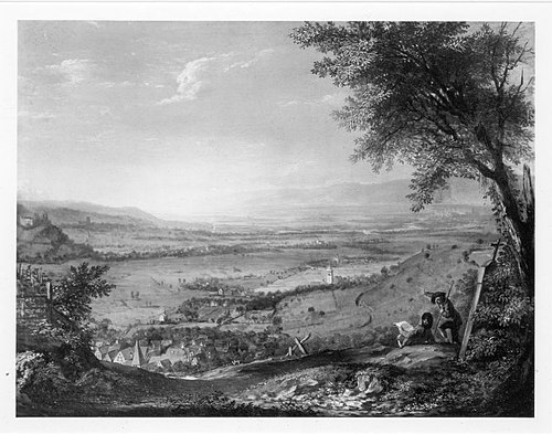 Landschaft bei Ehrenstetten, 1766, Johann Jakob Dorner