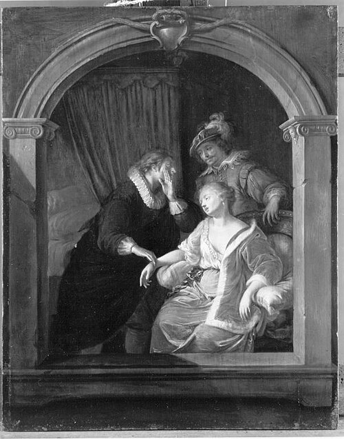 The sick woman, 1772, Johann Jakob Dorner