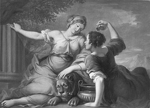 Fortitudo und Temperantia, 1795, Johann Jakob Dorner