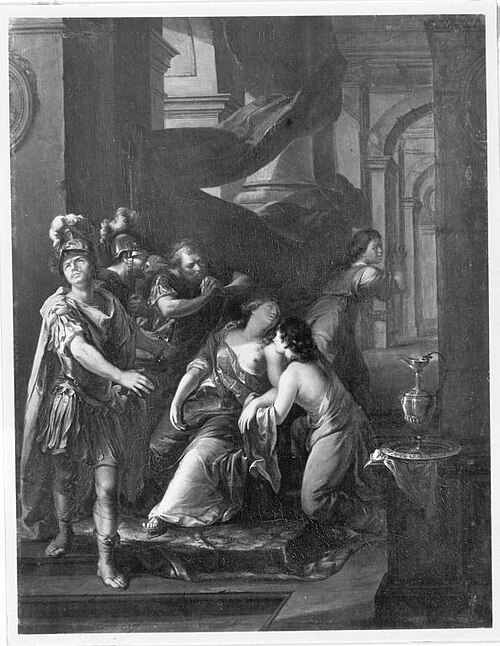 Selbstmord der Lucretia, 1768, Johann Jakob Dorner